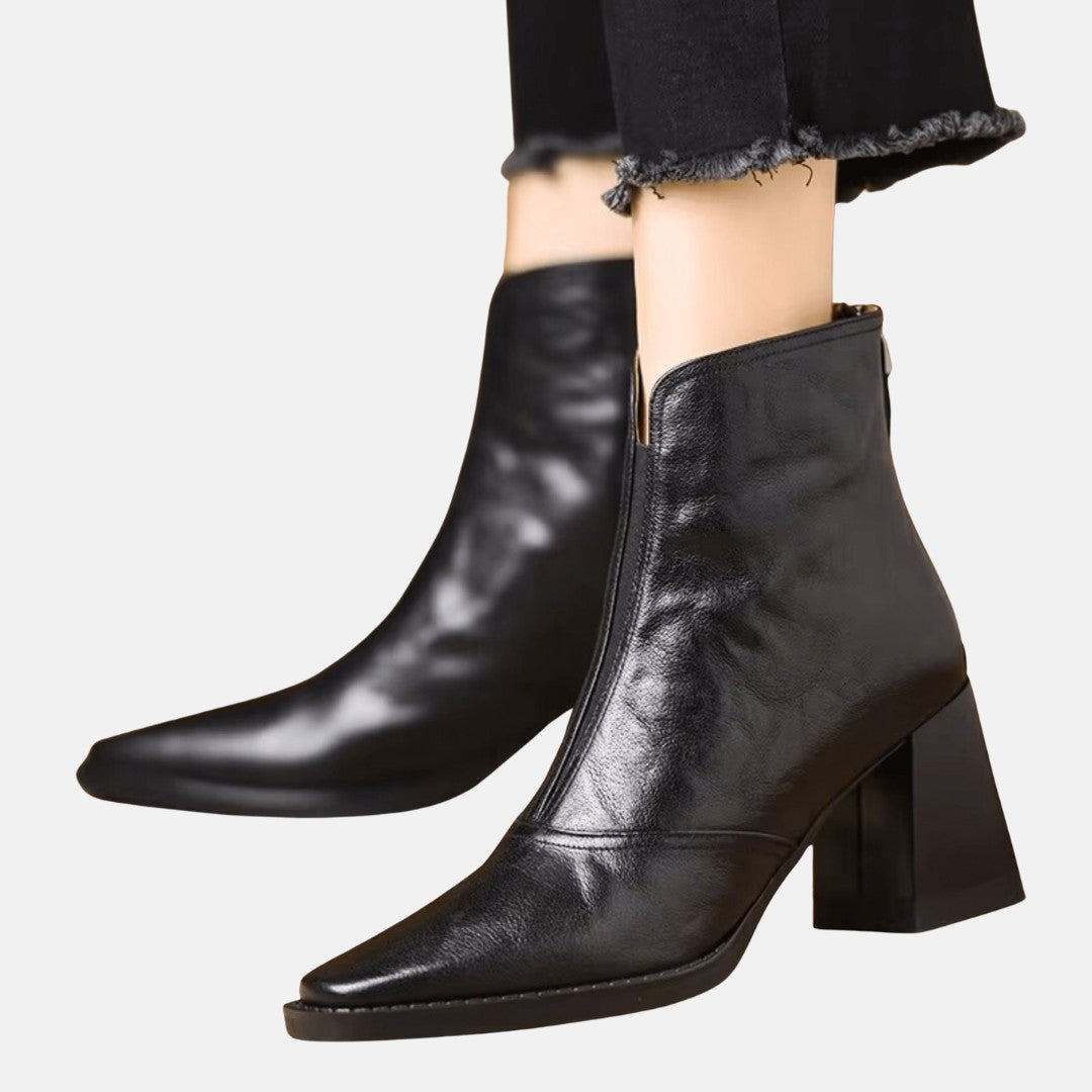 Bottines de luxe à talon moyen