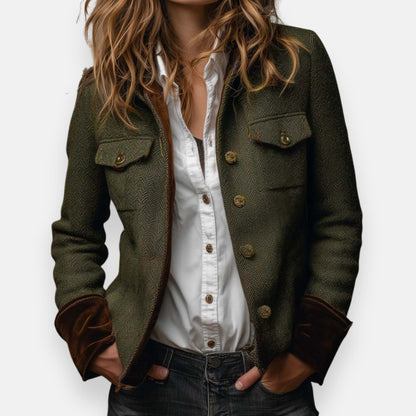 Gilet élégant avec des détails en velours