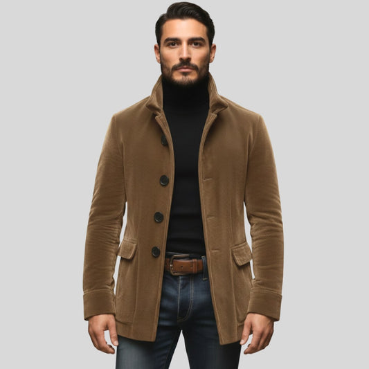 Veste blazer élégante en velours côtelé