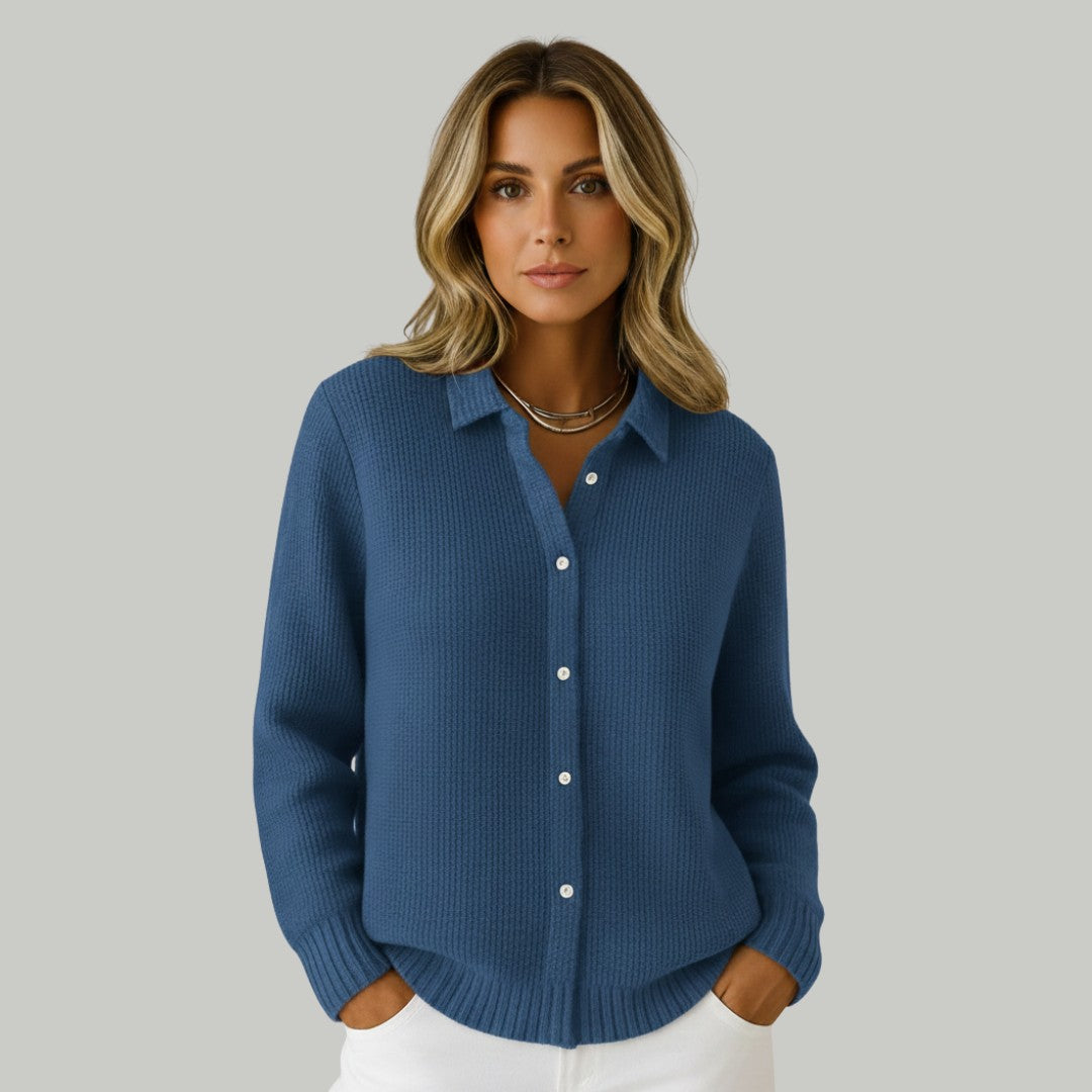 Gilet classique en maille avec boutons