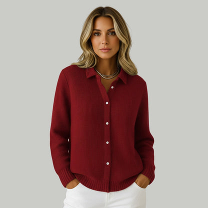 Gilet classique en maille avec boutons