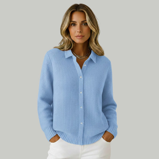 Gilet classique en maille avec boutons