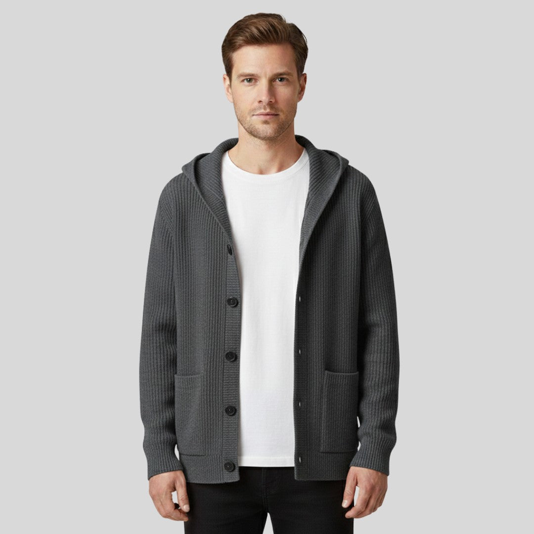 Gilet élégant et chaud avec capuche