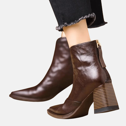 Bottines de luxe à talon moyen