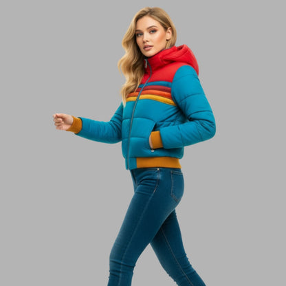 Doudoune Multicolore