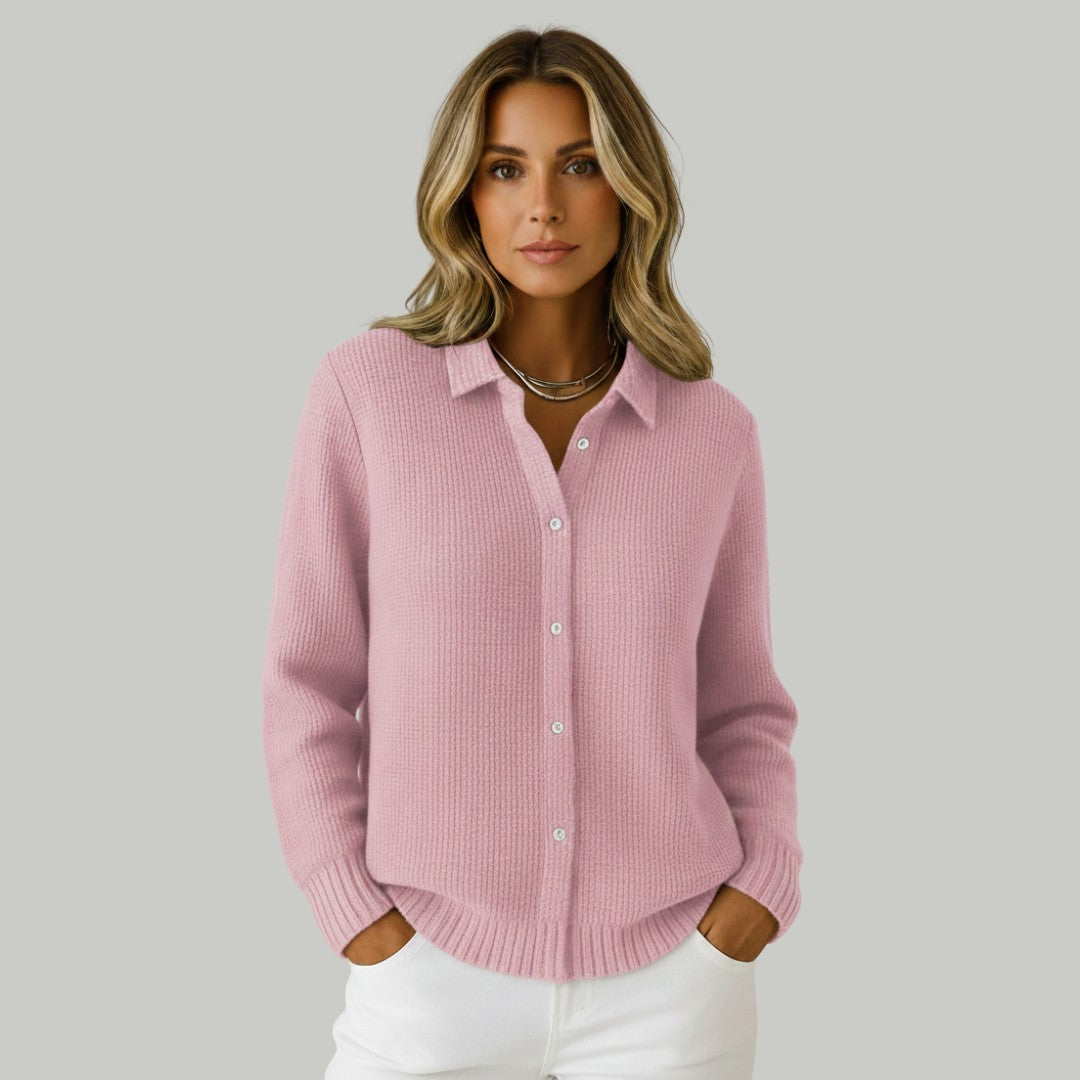 Gilet classique en maille avec boutons