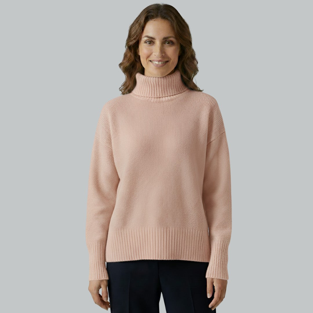 Pull doux à col roulé
