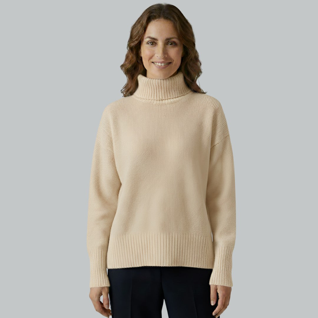 Pull doux à col roulé