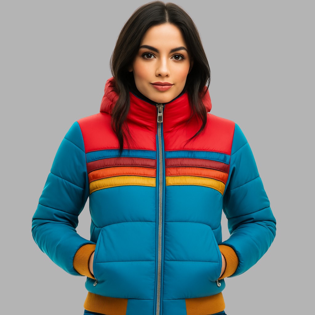 Doudoune Multicolore