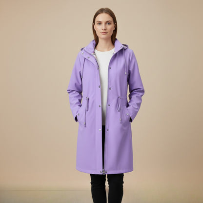 Veste imperméable avec doublure à carreaux